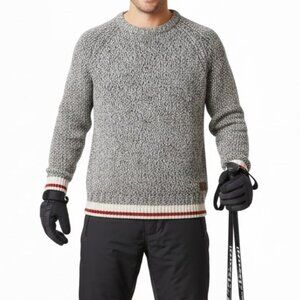 Roots Sweater Mens XS Black Red Canada Cabin Collection Pullover